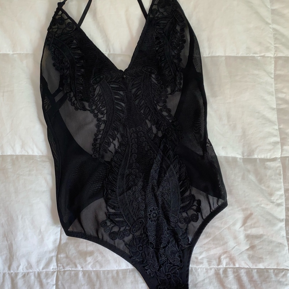 Lacey Lingerie Style Bodysuit